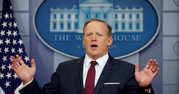 U.S. President Donald Trump's Press Secretary Sean Spicer.