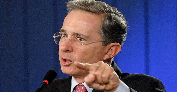 Alvaro Uribe, former president of Colombia and far-right leader.