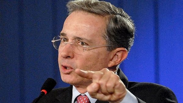 Alvaro Uribe, former president of Colombia and far-right leader.