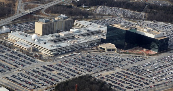 An aerial view shows the National Security Agency (NSA) headquarters in Ft. Meade, Maryland, U.S. on January 29, 2010.