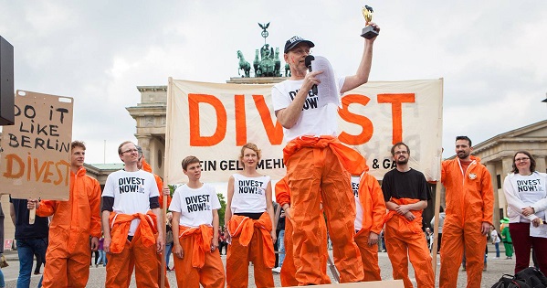 GDM demonstrators in Berlin, Germany