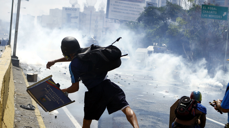 Violent opposition protests aim to oust the democratically-elected government of Venezuela.