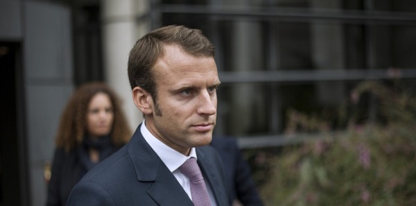 Newly elected centrist French President, Emmanuel Macron.