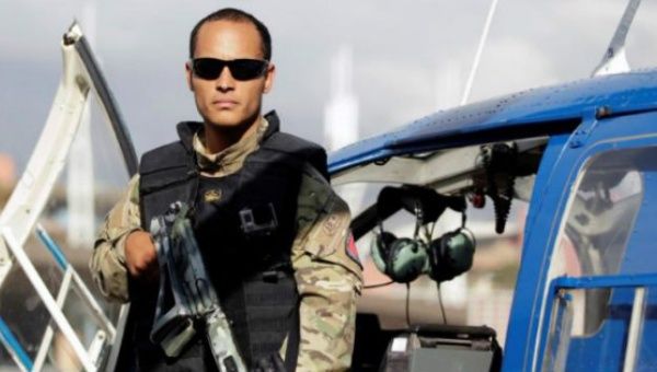 Venezuelan police Officer Oscar Perez