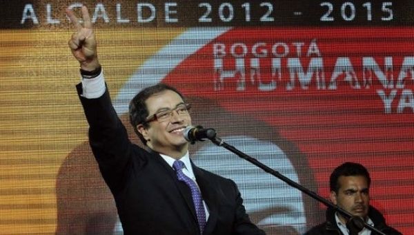 Former Bogota Mayor Gustavo Petro