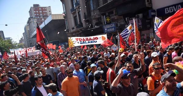 Uruguayan workers organized their second strike this year.