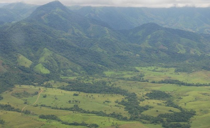 Forests in the province of Caqueta, Colombia on June 7, 2017.