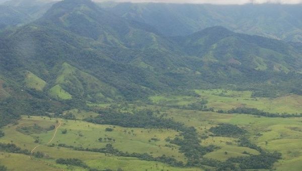 Forests in the province of Caqueta, Colombia on June 7, 2017.