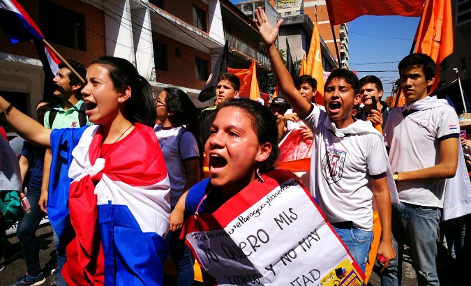 More than 120 schools participated in the march.