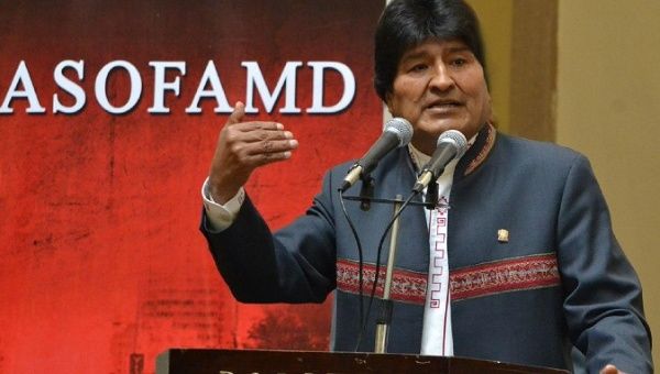 The Bolivian President reiterated his commitment to justice for victims of dictatorships