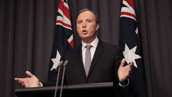 Australia Immigration Minister Peter Dutton.