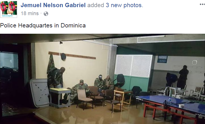 Social media user posts photos from Hurricane Maria.