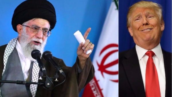 Iran's Ayatollah Ali Khamenei (L) and U.S. President Donald Trump (R).