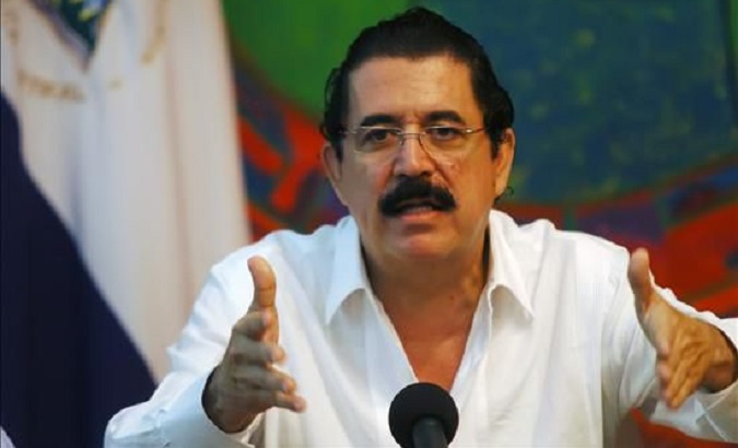 The former Honduran head of state closed his letter saying that nothing would allow him to betray his principles nor his socialist and democratic convictions.