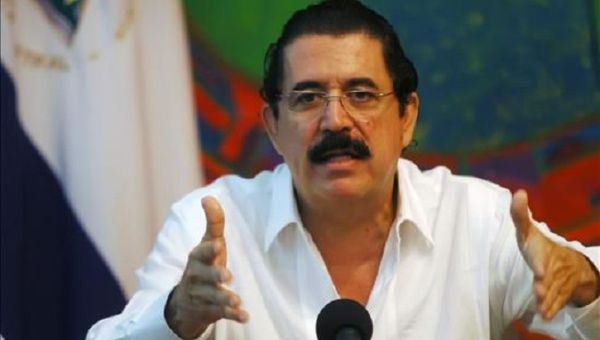 The former Honduran head of state closed his letter saying that nothing would allow him to betray his principles nor his socialist and democratic convictions. 