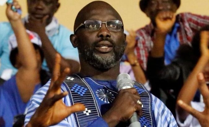 Weah promised to fight corruption in Liberia.