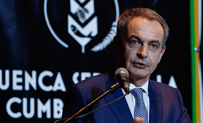 Zapatero spoke at the III Zero Hunger Summit in Cuenca, Ecuador.