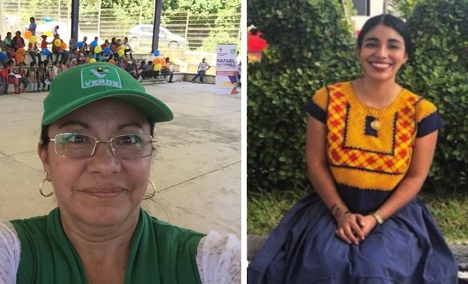 Mexican candidates Juana Irais Maldonado (L) and Pamela Teran (R) were found murdered on June 2, 2018.