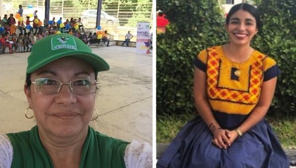 Mexican candidates Juana Irais Maldonado (L) and Pamela Teran (R) were found murdered on June 2, 2018.