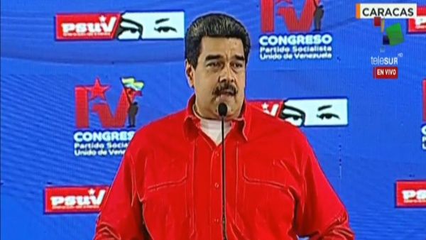 Maduro said the country must unite to overcome issues, including the economic war being waged against it by Washington.