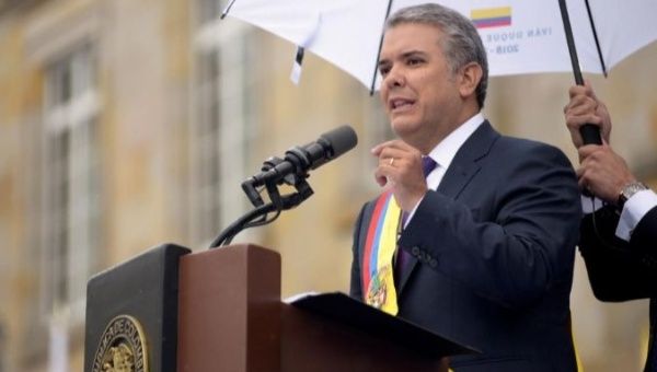 Colombian President Ivan Duque.