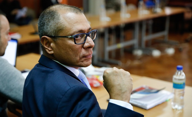 Ecuadorean former Vice-President Jorge Glas' habeas corpus denied.