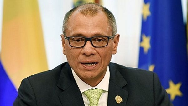 Jorge Glas had been hospitalized due to his deteriorating health. 