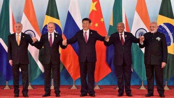 The BRICS heads of state 