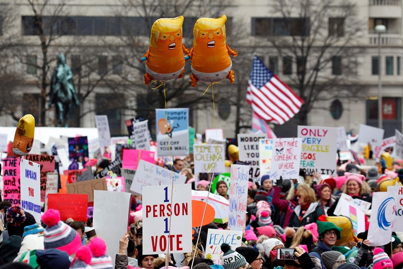 The marches have been criticized as being not welcoming to conservative women, who may support Trump's presidency and oppose abortion rights. The 