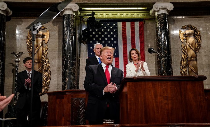 President Trump delivers the State of the Union address in Washington, DC, Feb. 5, 2019.