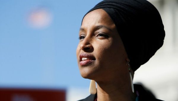 The U.S. President put up a video of 9/11 with Ilhan Omar's speech, drawing flak from opposition. 