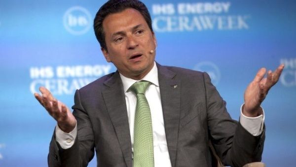 Emilio Lozoya Austin was Pemex CEO from 2012 to 2016 during Enrique Peña Nieto's presidency. 