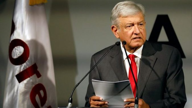 Lopez Obrador, an anti-establishment leftist who came to office in December vowing to protect migrants' rights, has been pushed into a more hardline stance by Trump.