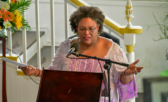 Barbados Prime Minister Mia Mottley said her government is happy to host the Venezuelan dialogue effort.