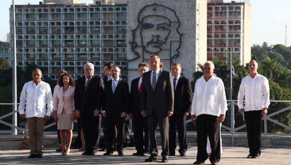 Foreign Minister Sergei Lavrov at the Jose Marti Memorial in Havana, Cuba, July 24, 2019.