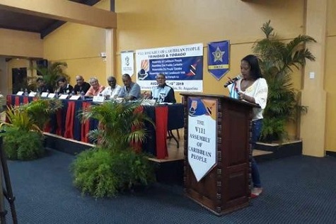 The VIII edition of the Assembly of Peoples of the Caribbean took place in Trinidad and Tobago from Aug. 16 to 19.