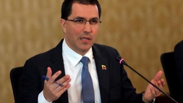 Venezuelan Foreign Minister Jorge Arreaza  2019
