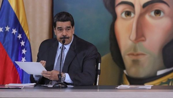 President Nicolas Maduro at a news conference in Caracas, Venezuela, Sep. 30, 2019.