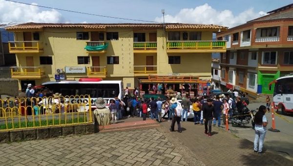 Displaced peasants in Ituango, Antioquia, Colombia.