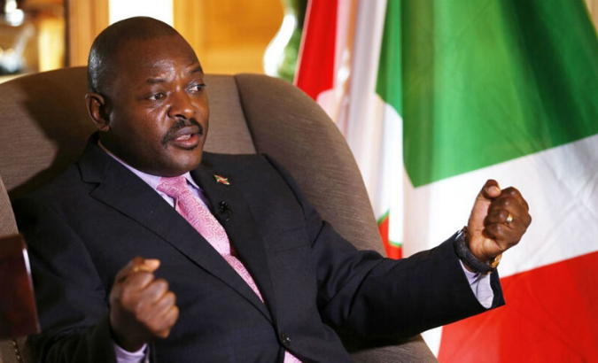 Burundi’s President, Pierre Nkurunziza.