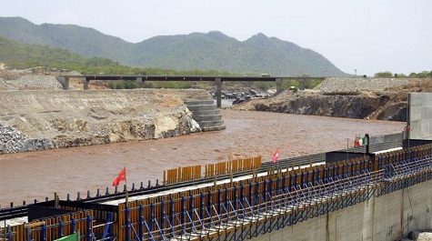 The Grand Renaissance Dam hydroelectric project in Ethiopia.