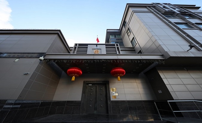 Former Chinese consulate in Houston, Texas, U.S., July 22, 2020.