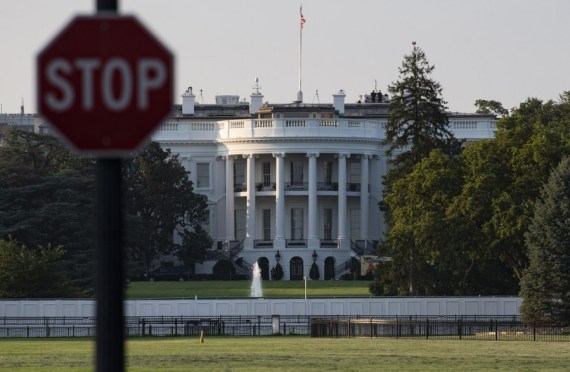 Photo taken on Aug. 10, 2020 shows the White House in Washington, D.C., the United States.