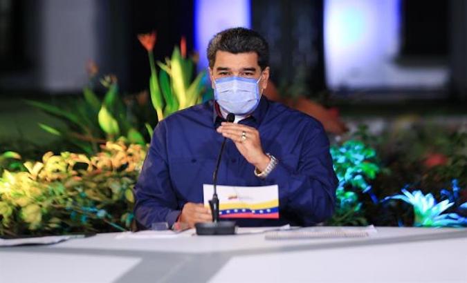 President Nicolas Maduro, Caracas, Venezuela, Nov. 4, 2020.