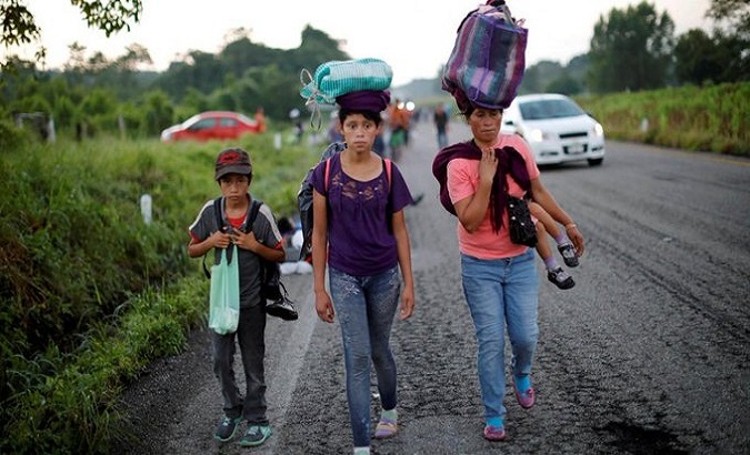 Migrants from Central America, Chiapas, Mexico, 2018.