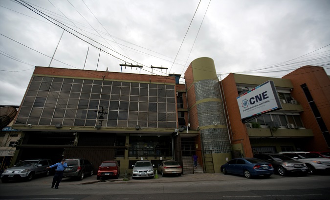 National Electoral Council headquarters, Tegucigalpa, Honduras, Jan. 6, 2021.