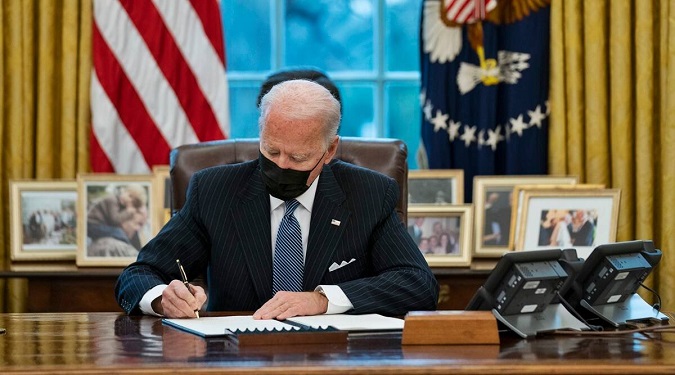 On his first day in office, Biden signed the executive order for the U.S. to return to the Paris Agreement.