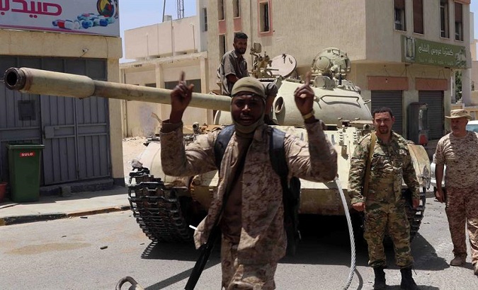 Fighters loyal to the Government of National Accord (GNA), Tarhouna, Libya, June 5, 2020.
