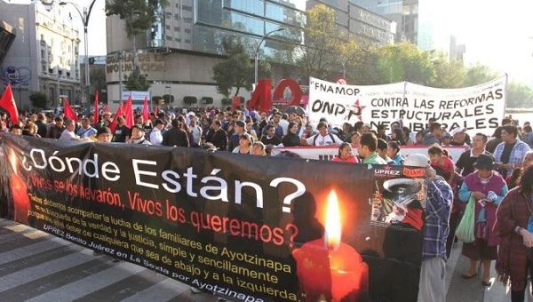AMLO has pledged to resolve the Ayotzinapa case as the student's families denounced they were not given an honest response during the administration of Enrique Peña Nieto.