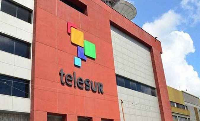 TeleSUR headquarters in Caracas, Venezuela, 2021.